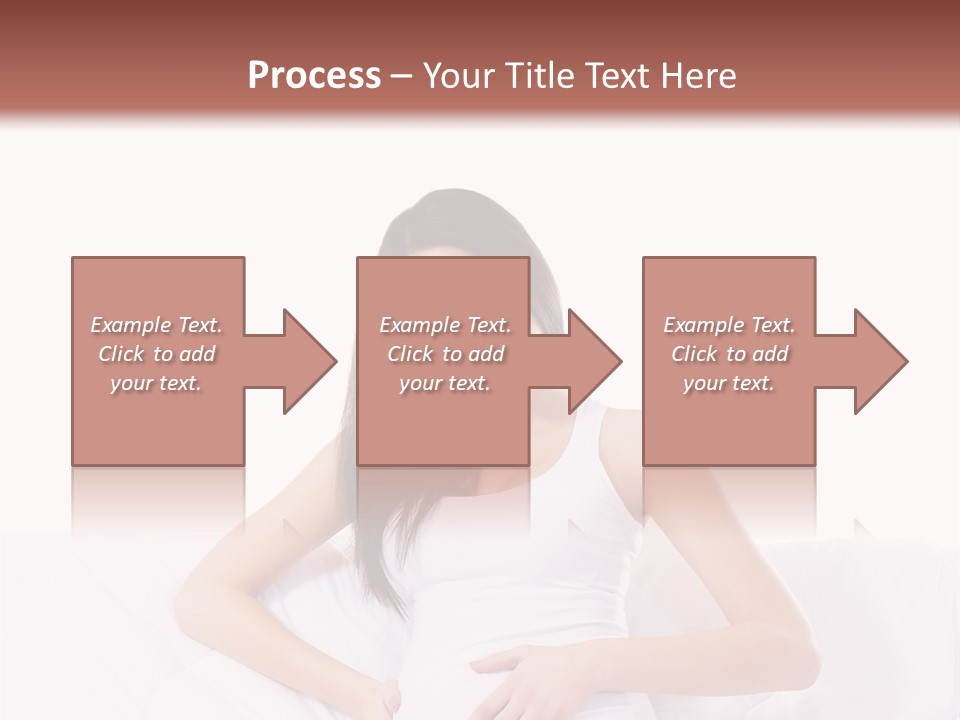 Feminine Parenthood Smile PowerPoint Template