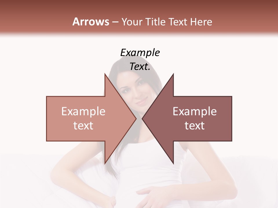 Feminine Parenthood Smile PowerPoint Template