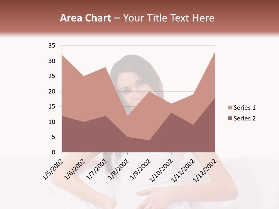 Feminine Parenthood Smile PowerPoint Template