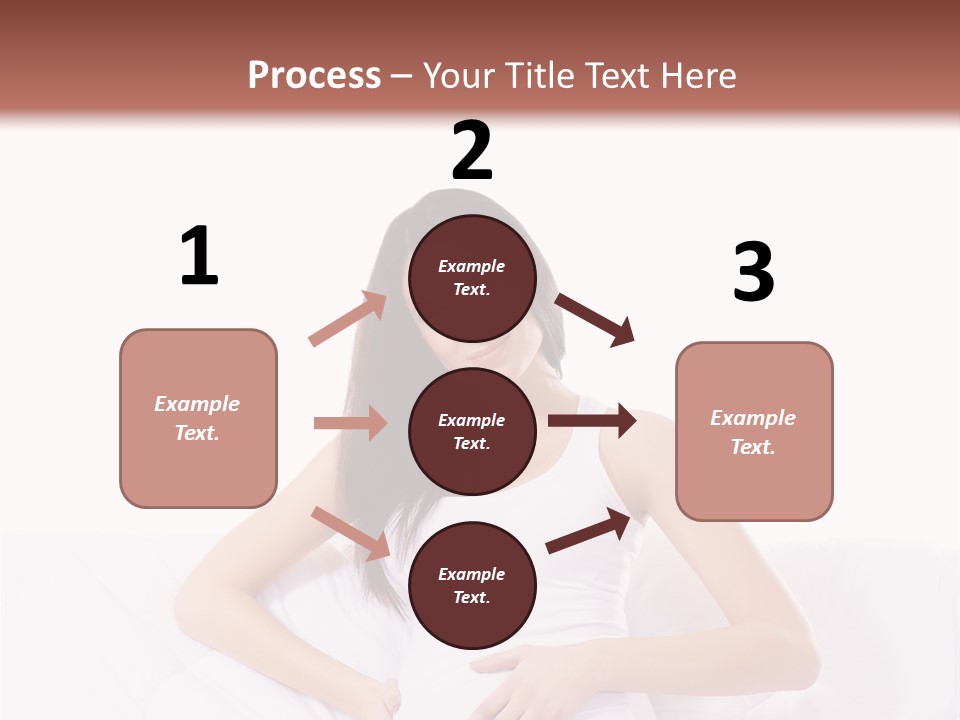 Feminine Parenthood Smile PowerPoint Template