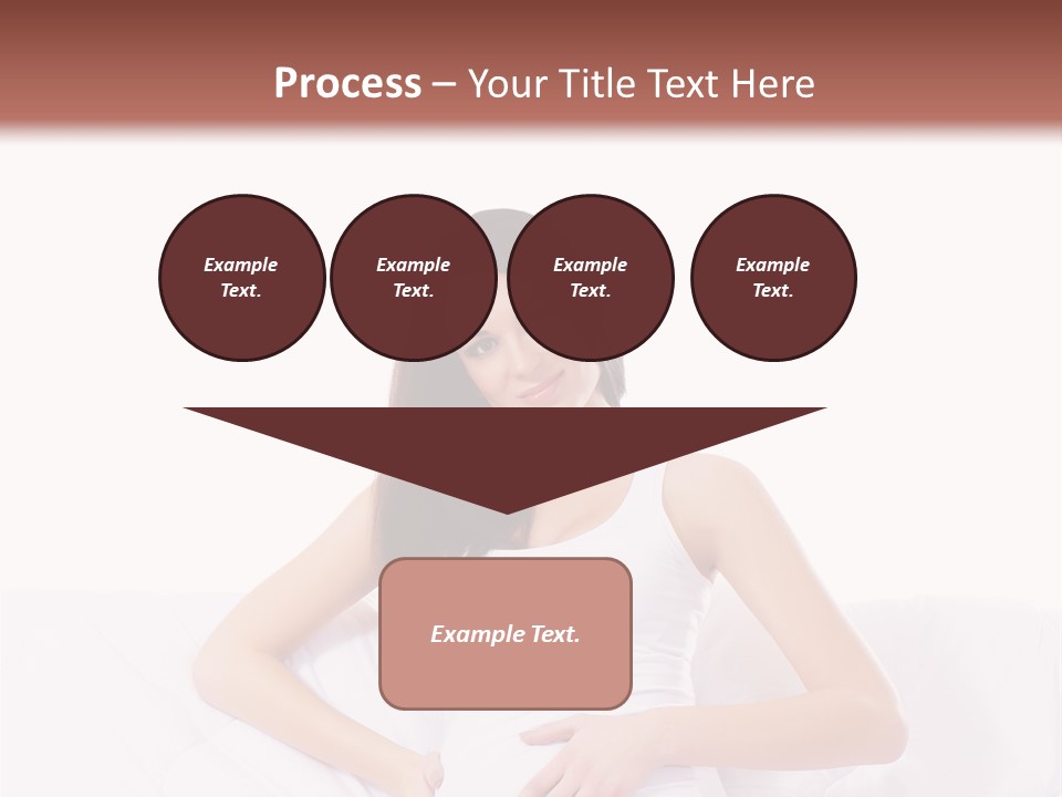 Feminine Parenthood Smile PowerPoint Template