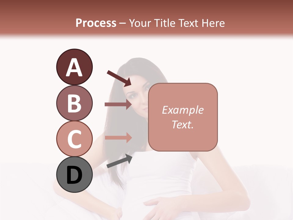 Feminine Parenthood Smile PowerPoint Template