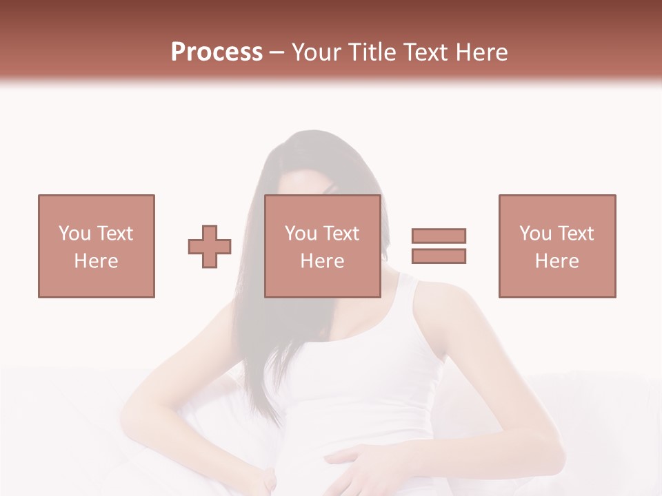 Feminine Parenthood Smile PowerPoint Template