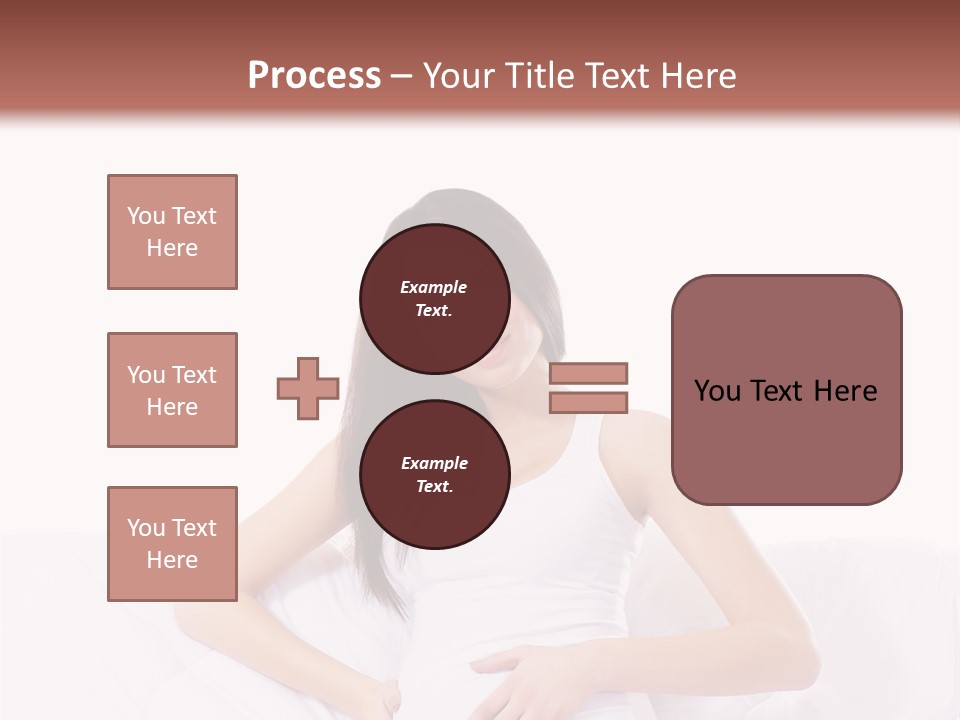 Feminine Parenthood Smile PowerPoint Template