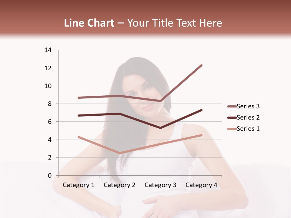 Feminine Parenthood Smile PowerPoint Template