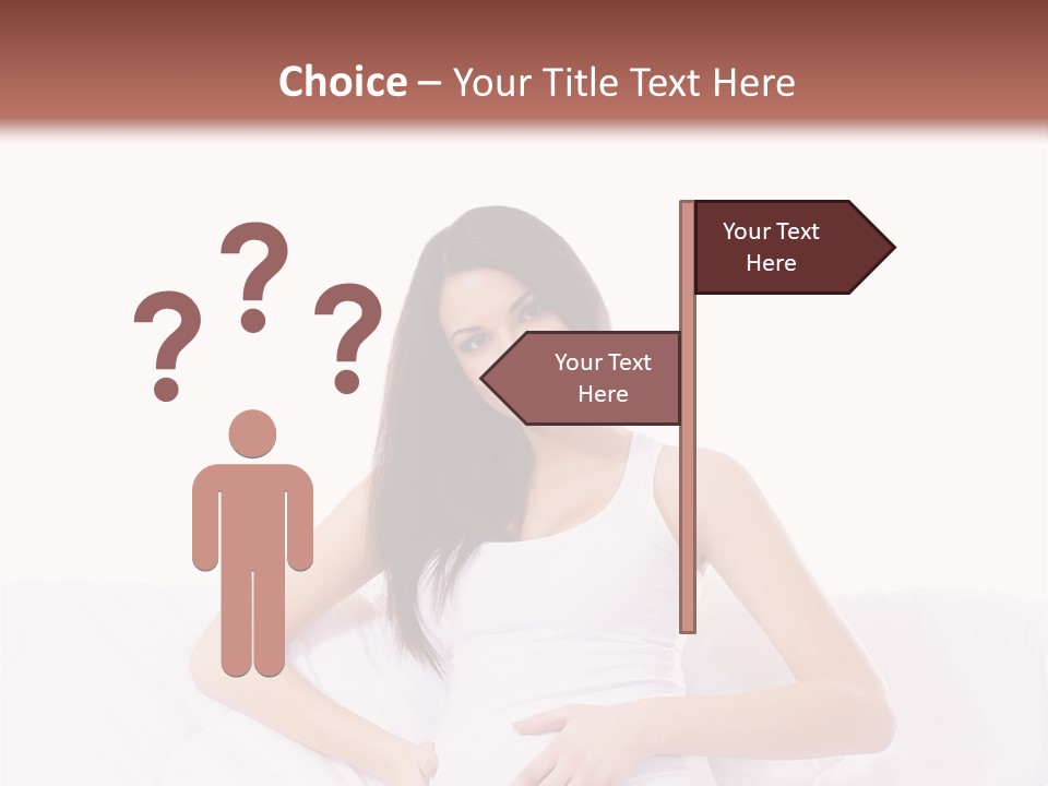 Feminine Parenthood Smile PowerPoint Template