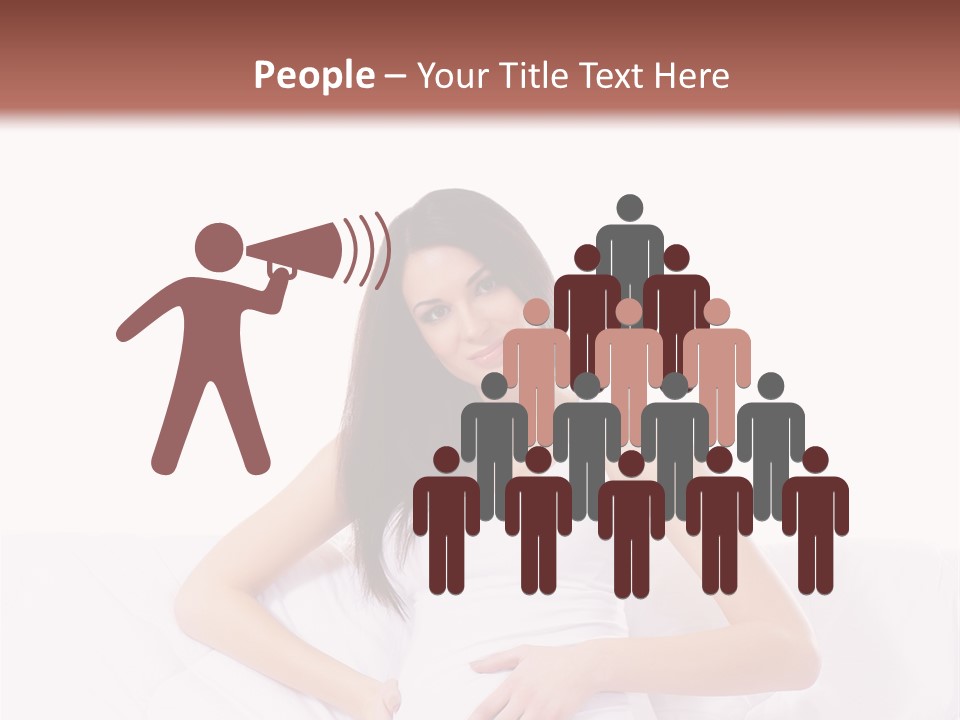 Feminine Parenthood Smile PowerPoint Template