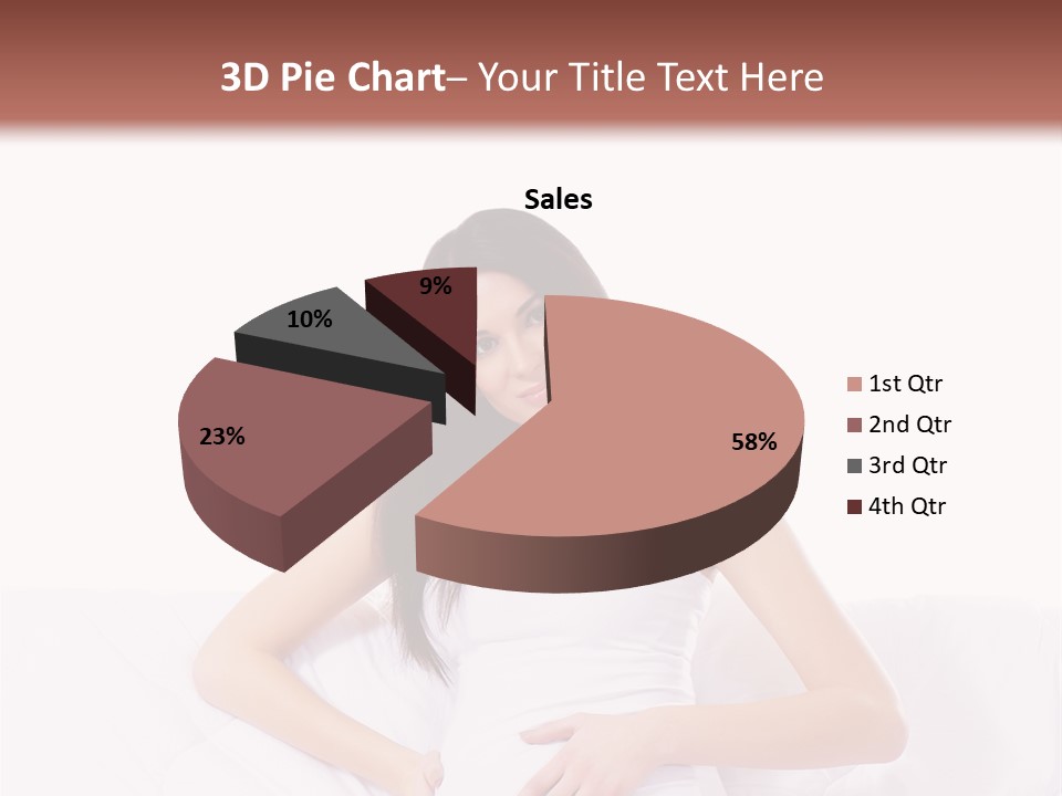 Feminine Parenthood Smile PowerPoint Template