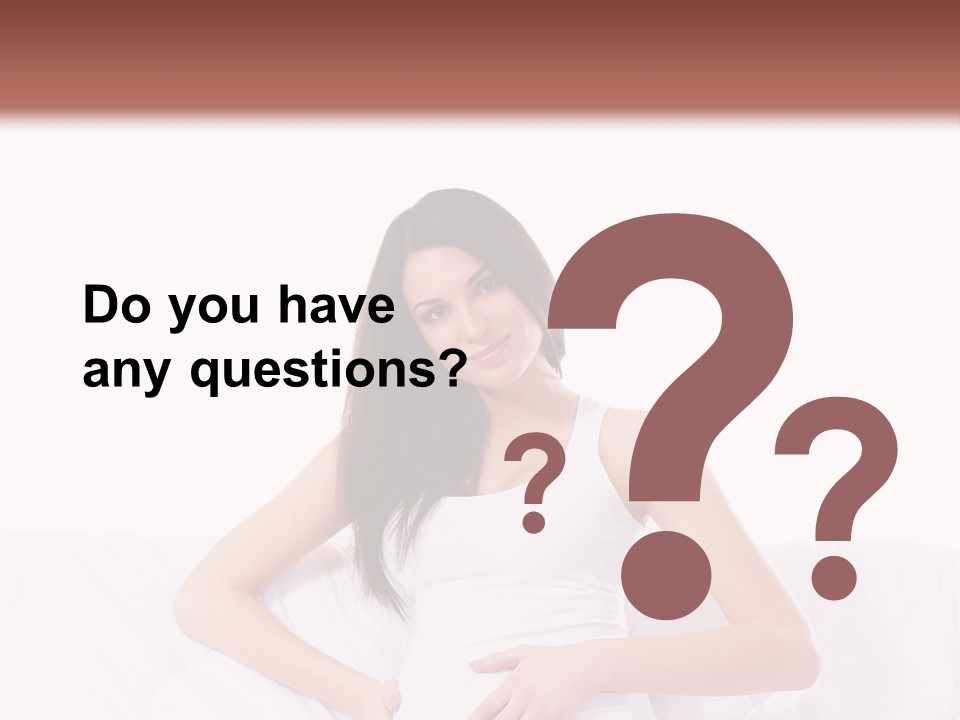 Feminine Parenthood Smile PowerPoint Template