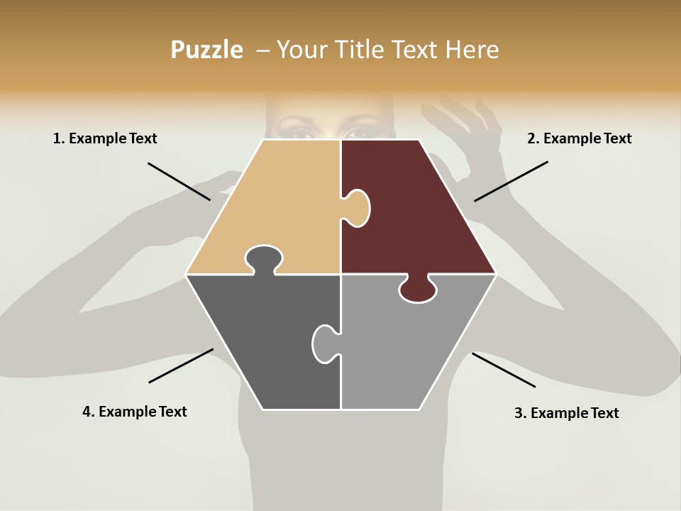 Gorgeous Shape Head PowerPoint Template