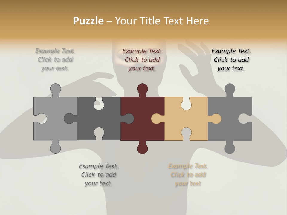 Gorgeous Shape Head PowerPoint Template
