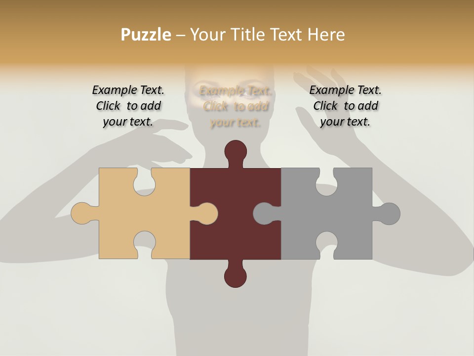 Gorgeous Shape Head PowerPoint Template