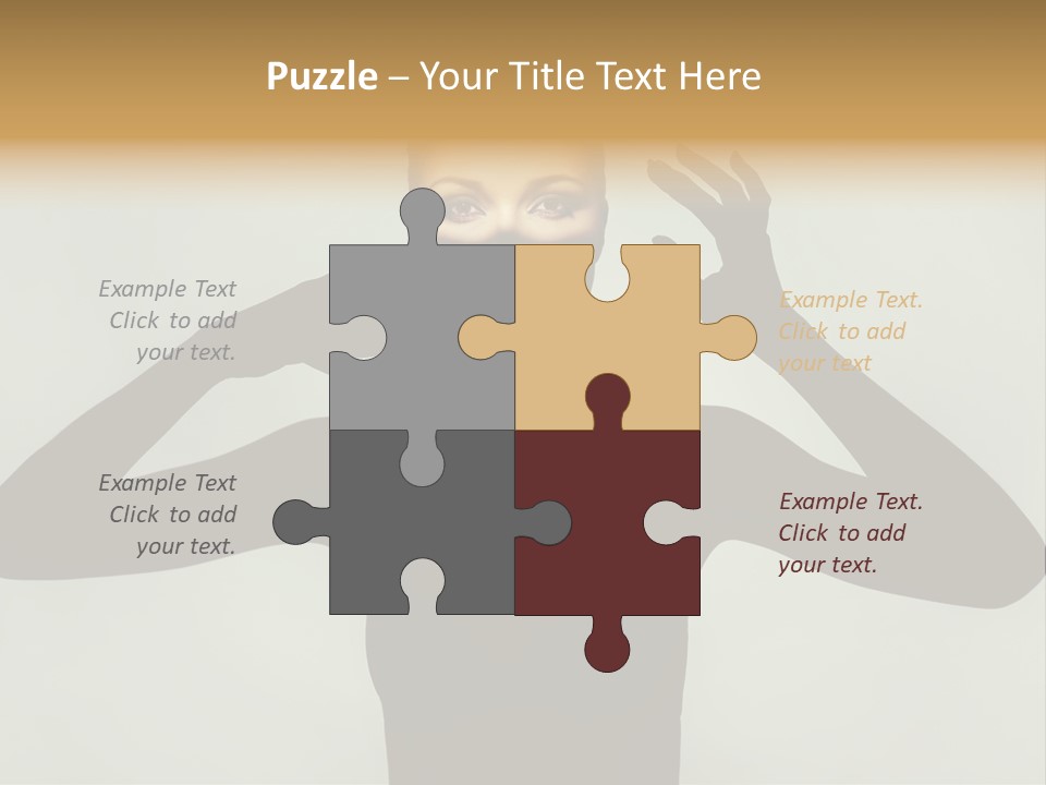 Gorgeous Shape Head PowerPoint Template