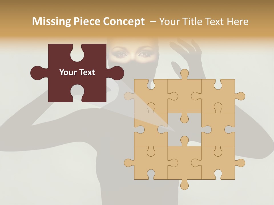 Gorgeous Shape Head PowerPoint Template