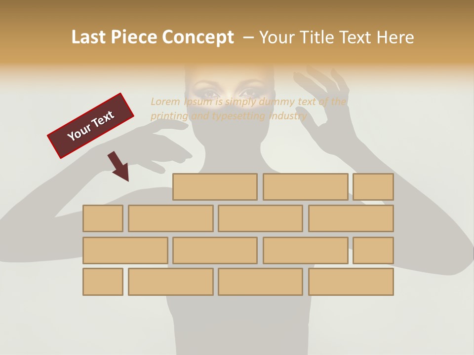 Gorgeous Shape Head PowerPoint Template