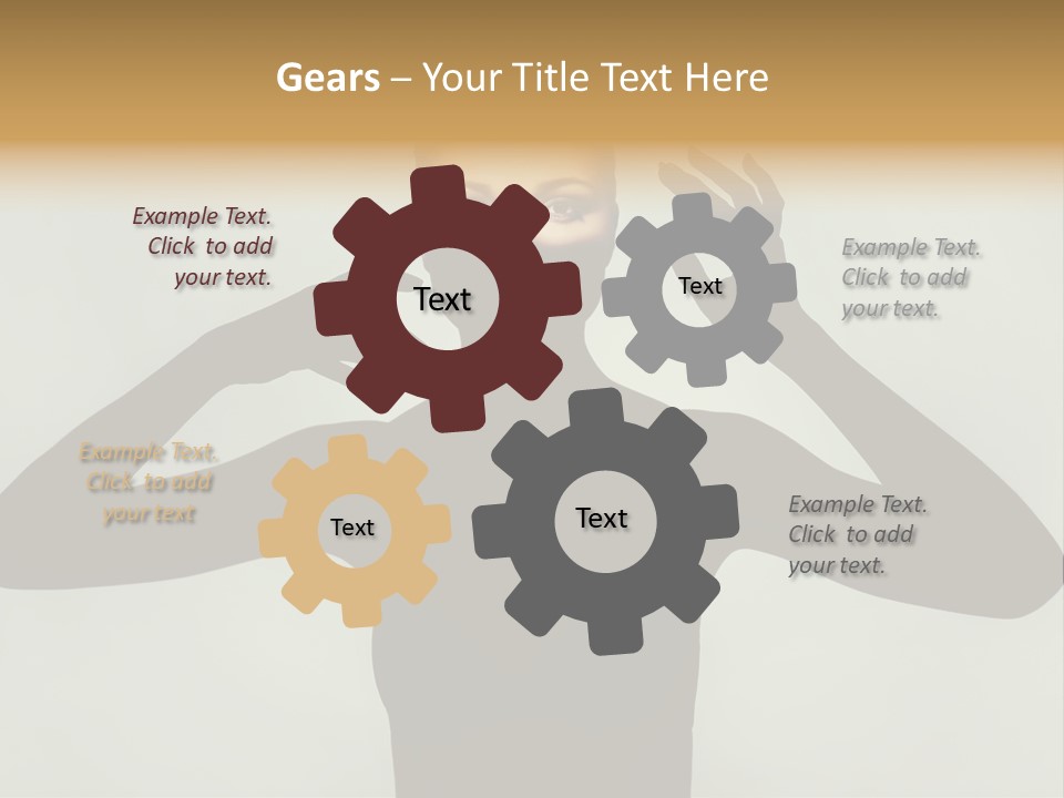Gorgeous Shape Head PowerPoint Template