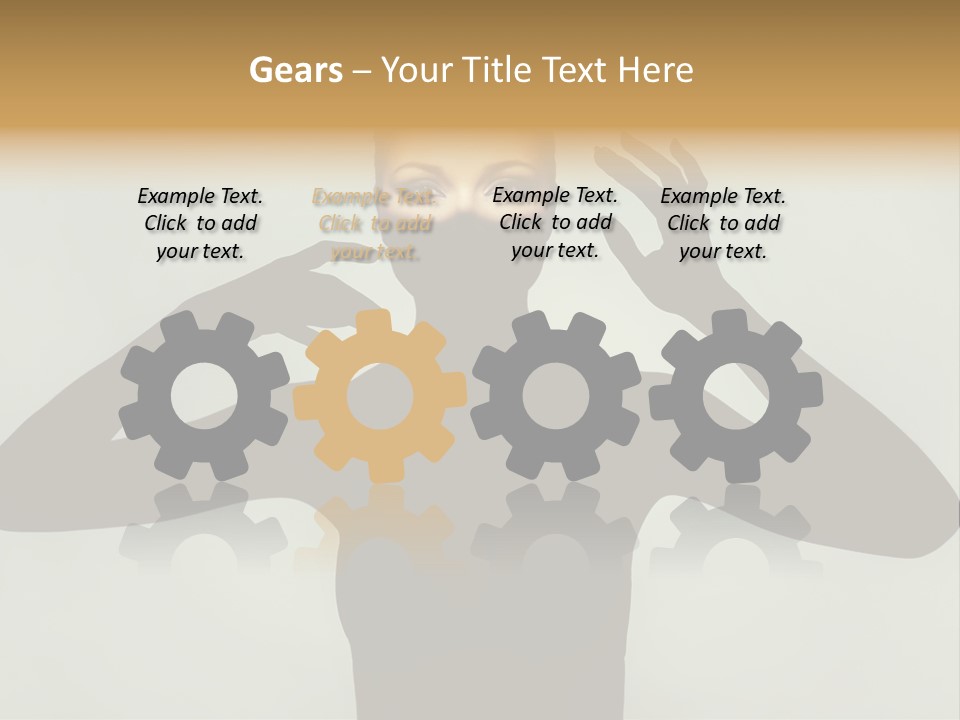 Gorgeous Shape Head PowerPoint Template