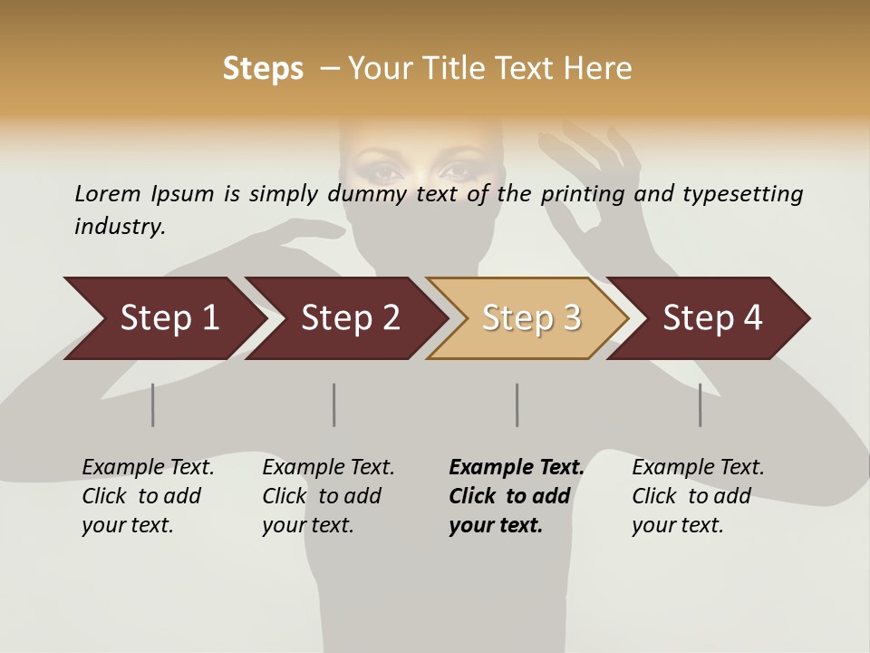 Gorgeous Shape Head PowerPoint Template