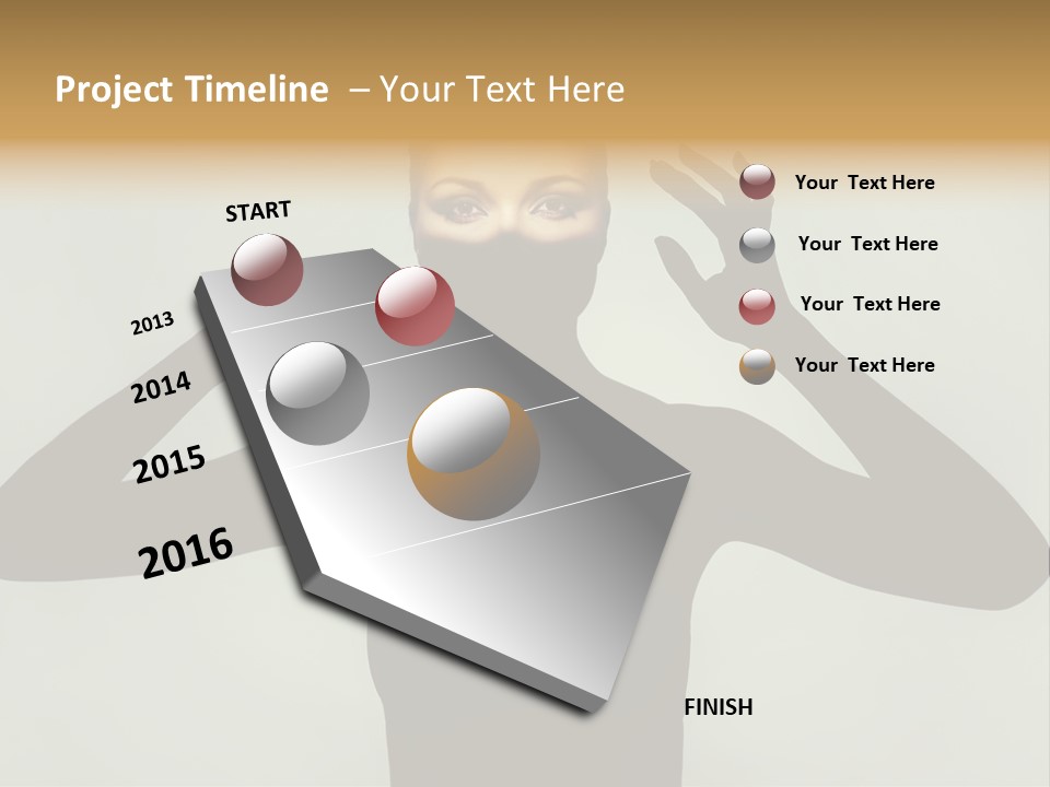 Gorgeous Shape Head PowerPoint Template