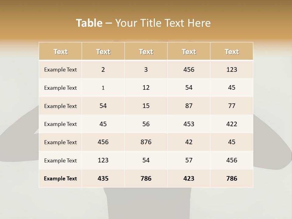Gorgeous Shape Head PowerPoint Template