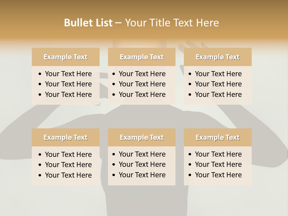 Gorgeous Shape Head PowerPoint Template