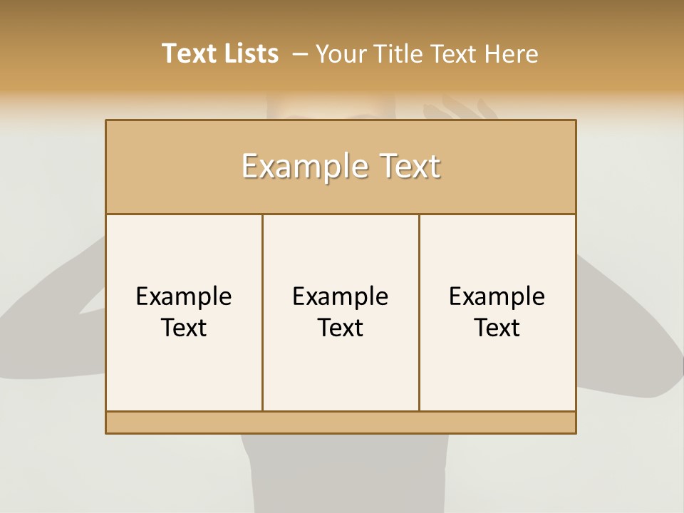 Gorgeous Shape Head PowerPoint Template
