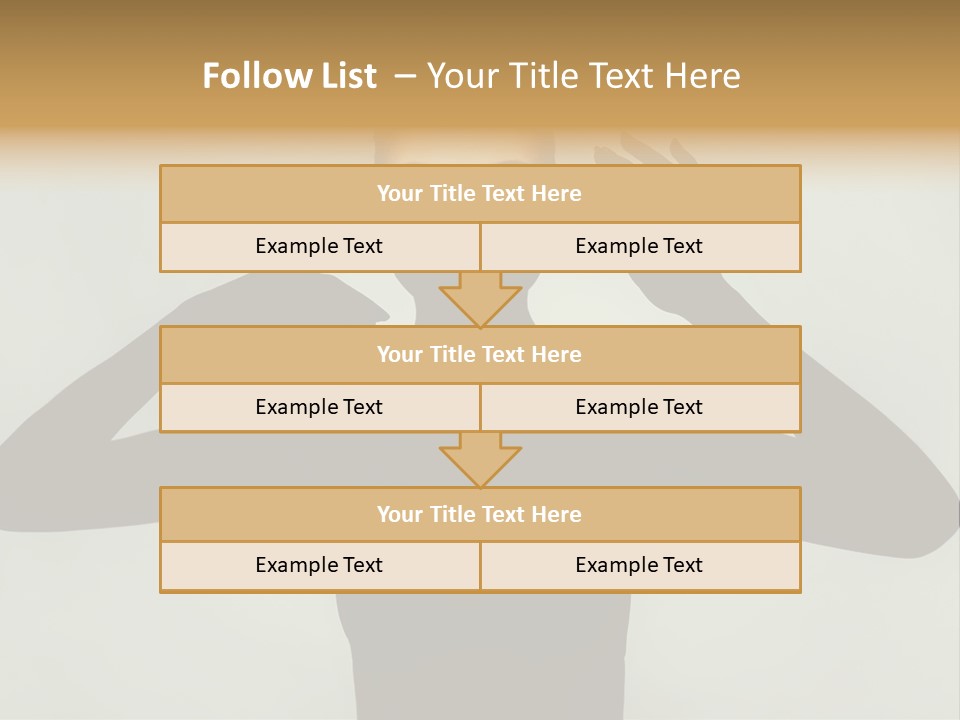 Gorgeous Shape Head PowerPoint Template
