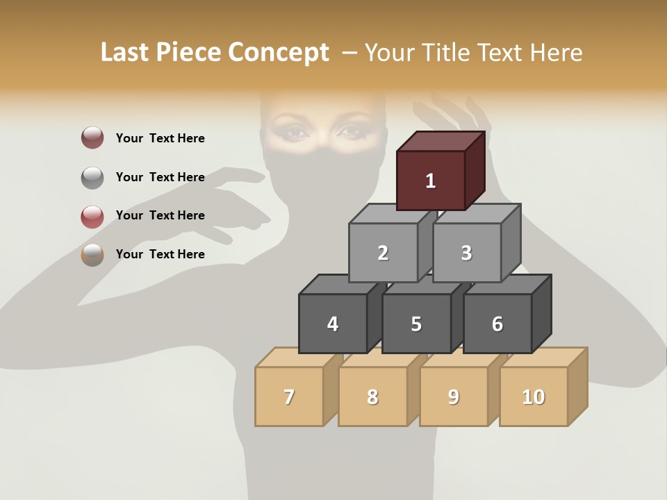Gorgeous Shape Head PowerPoint Template