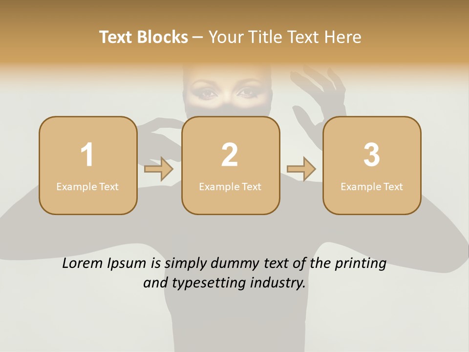Gorgeous Shape Head PowerPoint Template