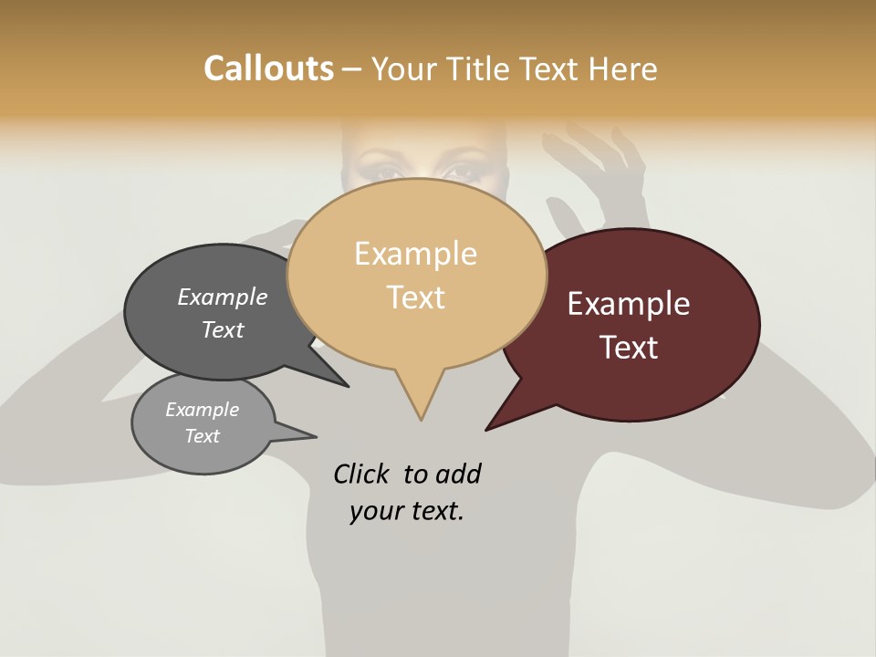 Gorgeous Shape Head PowerPoint Template
