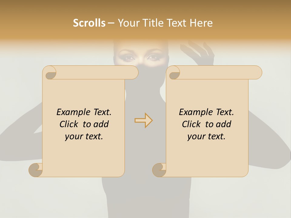 Gorgeous Shape Head PowerPoint Template