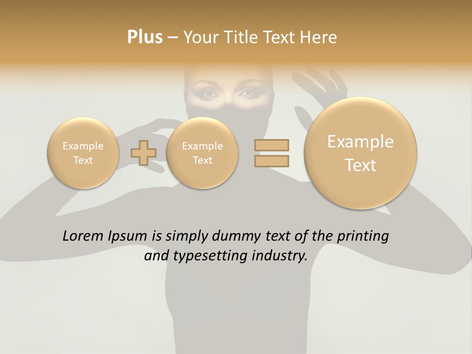 Gorgeous Shape Head PowerPoint Template