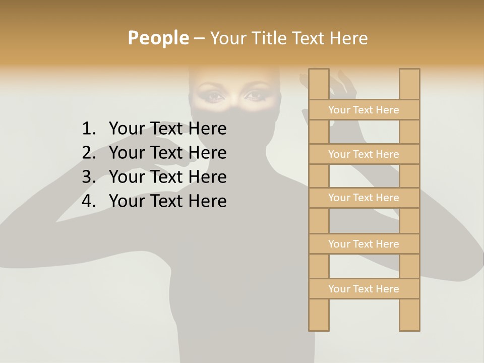 Gorgeous Shape Head PowerPoint Template