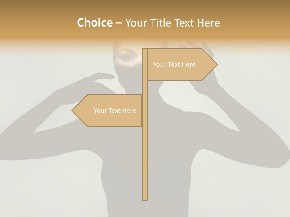 Gorgeous Shape Head PowerPoint Template