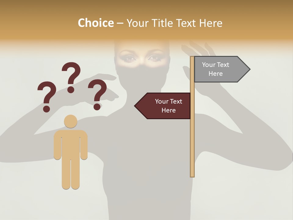 Gorgeous Shape Head PowerPoint Template