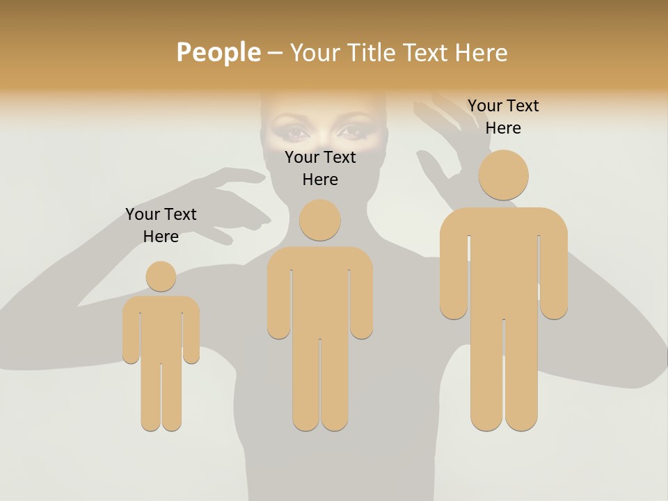 Gorgeous Shape Head PowerPoint Template