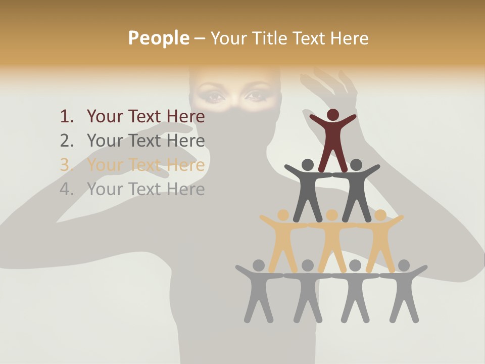 Gorgeous Shape Head PowerPoint Template