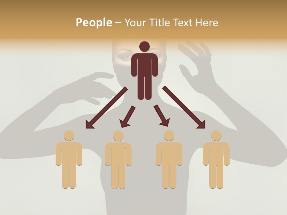 Gorgeous Shape Head PowerPoint Template