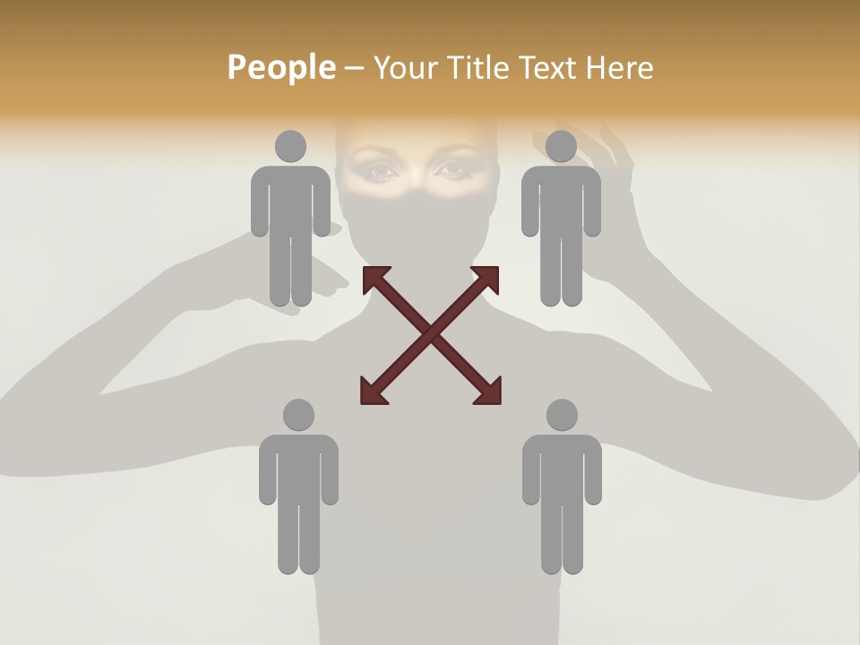 Gorgeous Shape Head PowerPoint Template