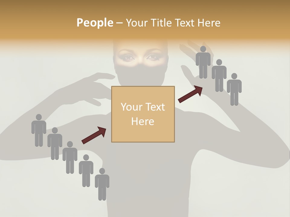 Gorgeous Shape Head PowerPoint Template