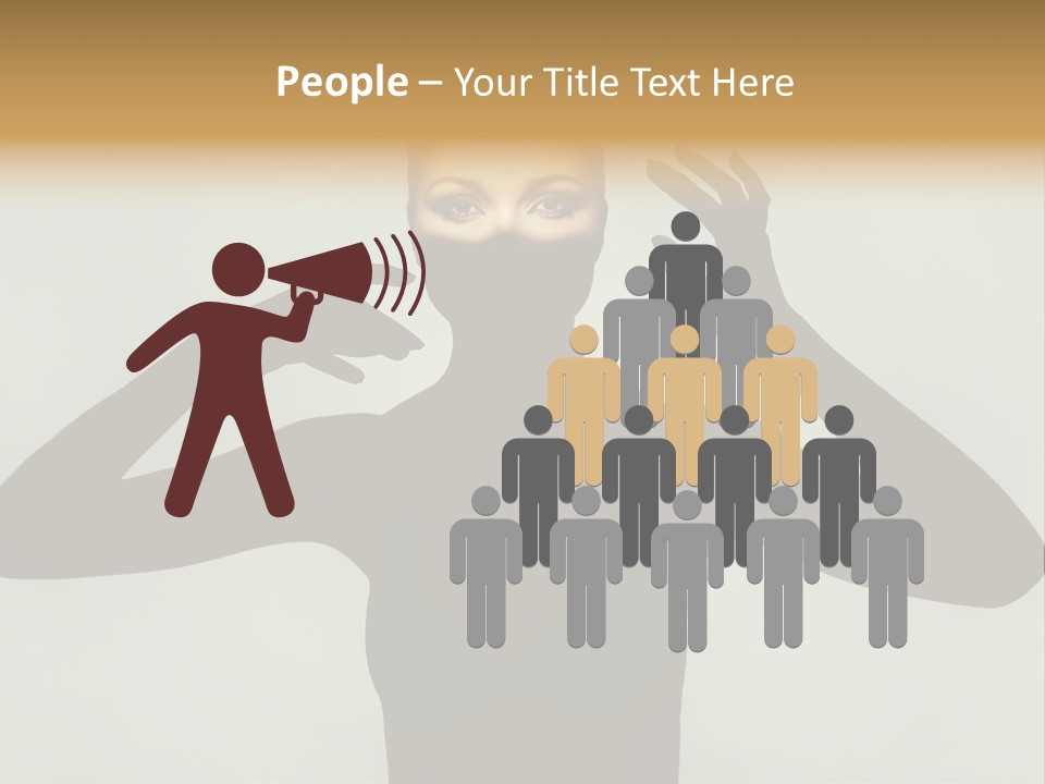 Gorgeous Shape Head PowerPoint Template