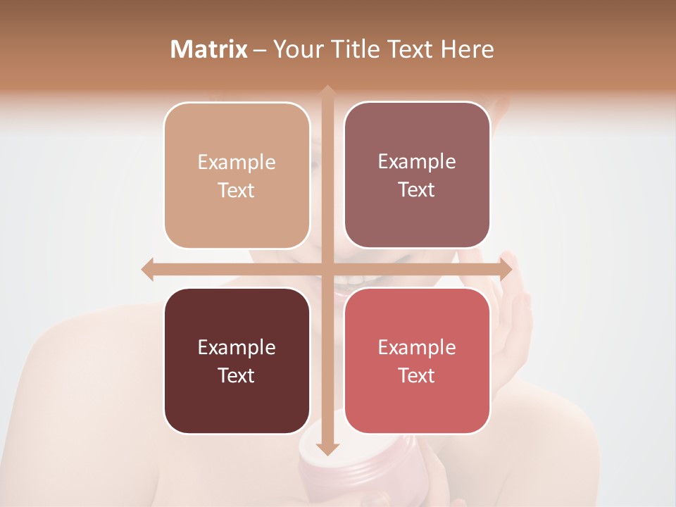 Eyes Cheek Girl PowerPoint Template