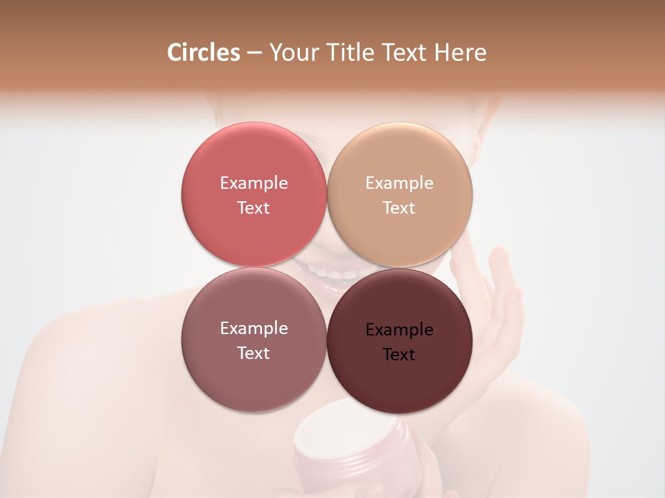 Eyes Cheek Girl PowerPoint Template