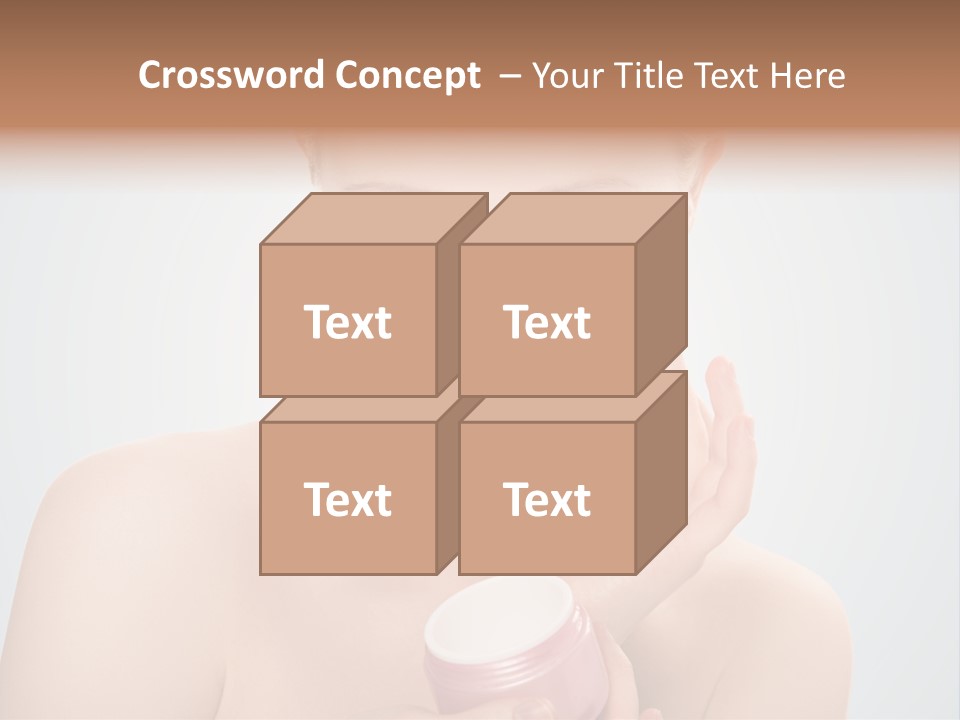 Eyes Cheek Girl PowerPoint Template