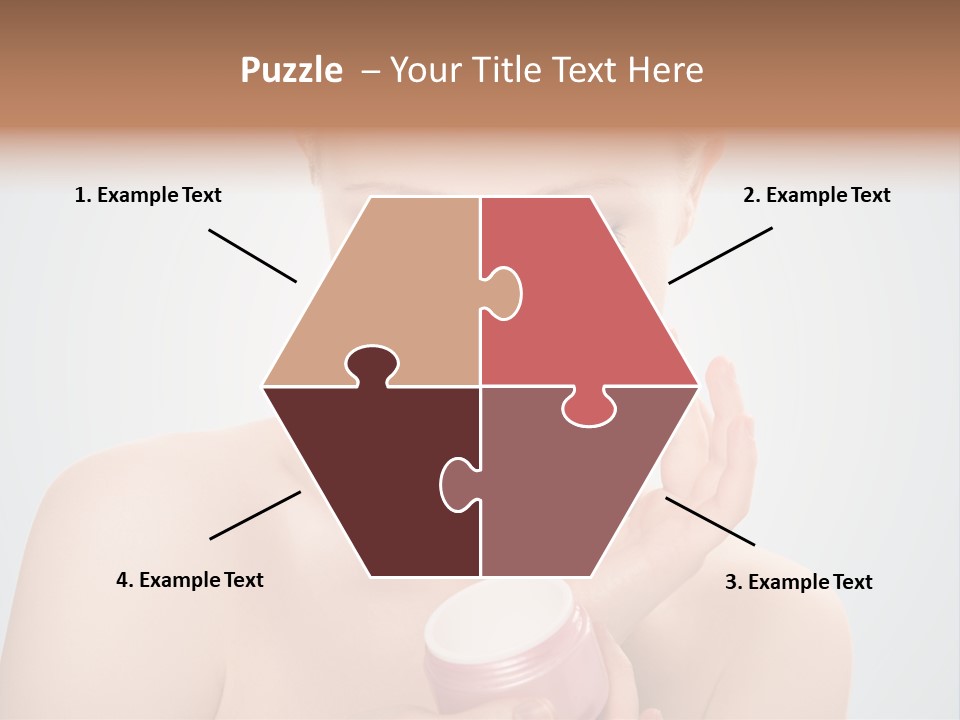 Eyes Cheek Girl PowerPoint Template