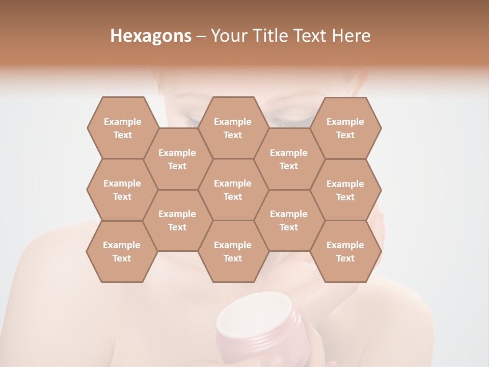 Eyes Cheek Girl PowerPoint Template