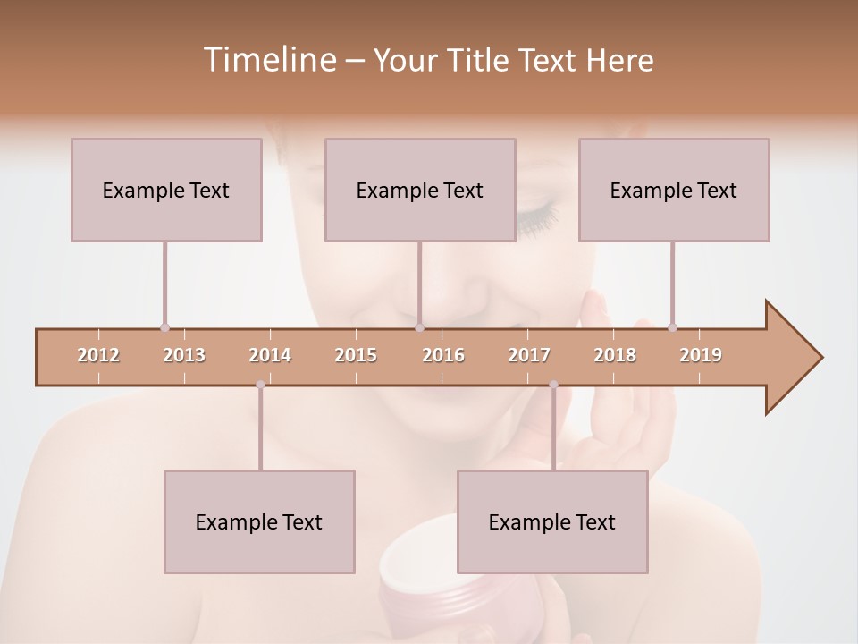 Eyes Cheek Girl PowerPoint Template