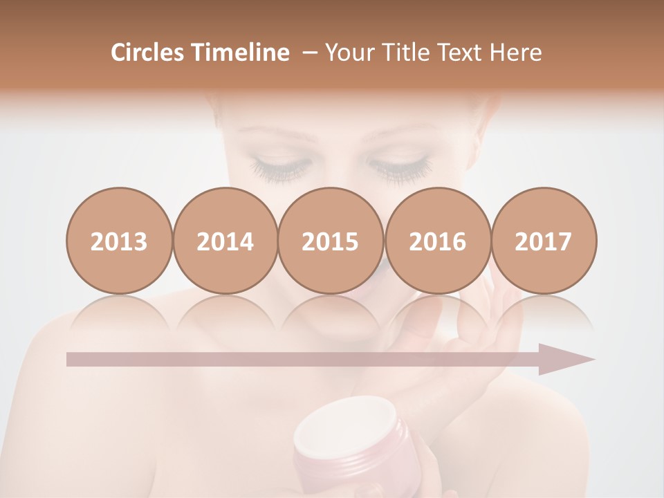 Eyes Cheek Girl PowerPoint Template