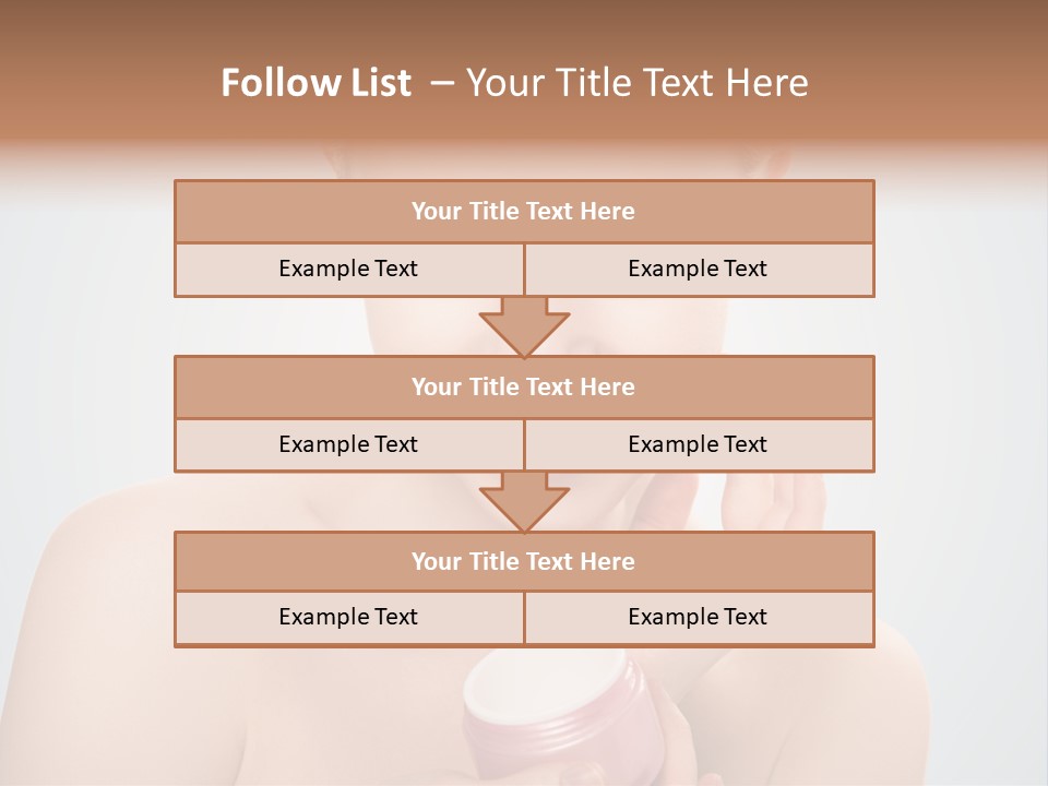 Eyes Cheek Girl PowerPoint Template