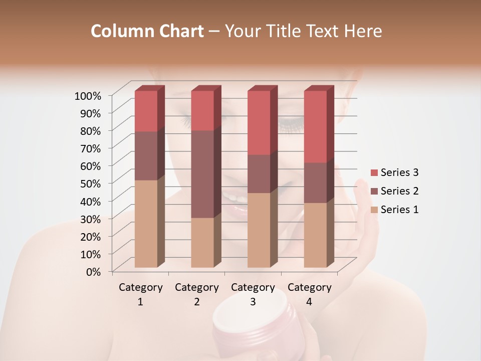 Eyes Cheek Girl PowerPoint Template